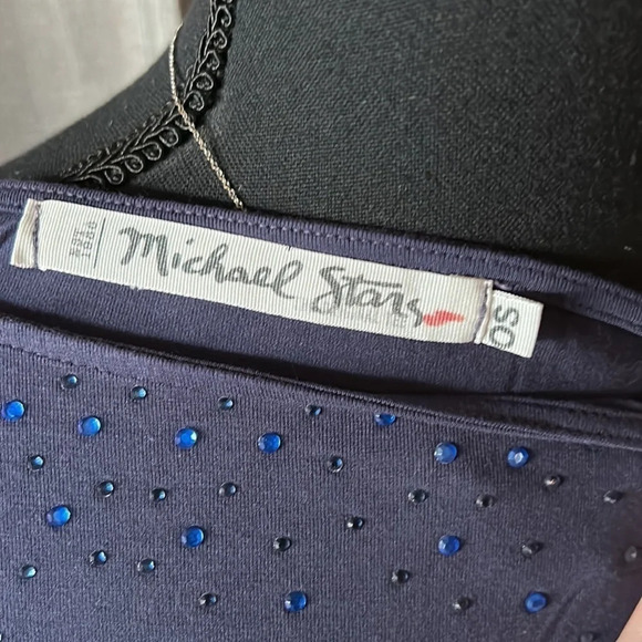 Blue Michael Stars Shirt Dress - Picture 3 of 3